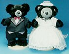 The Bride & Groom Wedding and Anniversary Recordable Bears