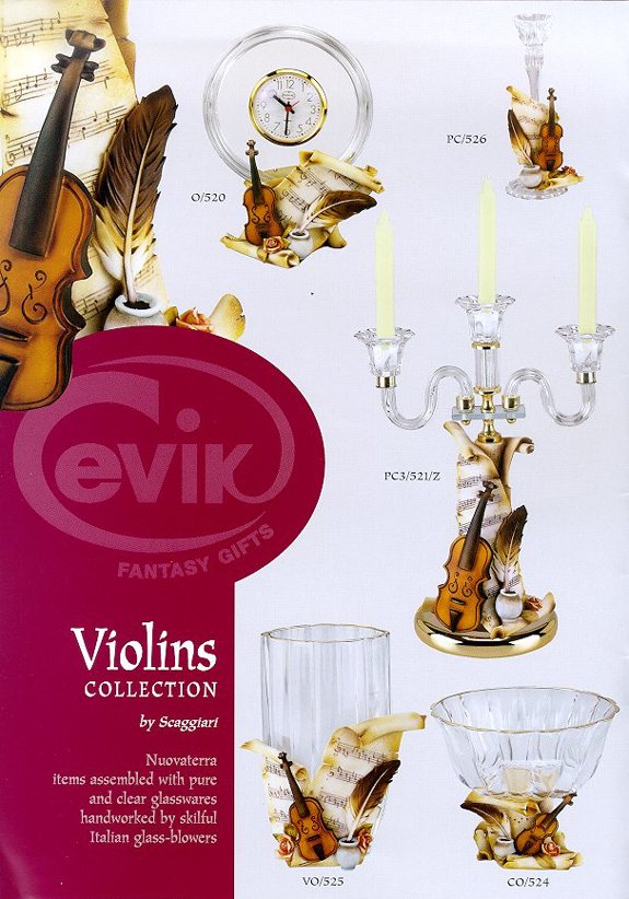 Cevik - Gleaming Glassiness - Fantasy Gifts - Violins Collection
