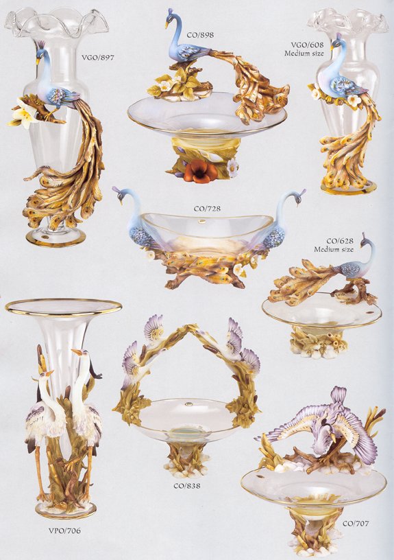 Cevik - Gleaming Glassiness - Fantasy Gifts - Animals Collection - Peacocks and More