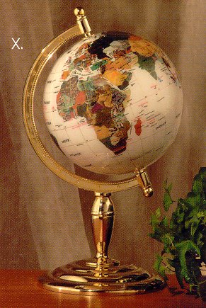 Jere Wright Global - Jeweler Quality Gemstone Globes - Classic Globes