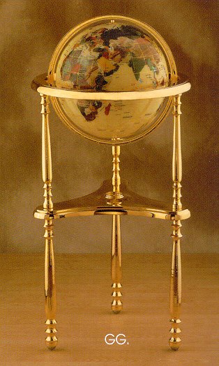 Jere Wright Global - Jeweler Quality Gemstone Globes - Floor Globes